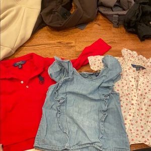 Ralph Lauren polo Girls 4t shirts